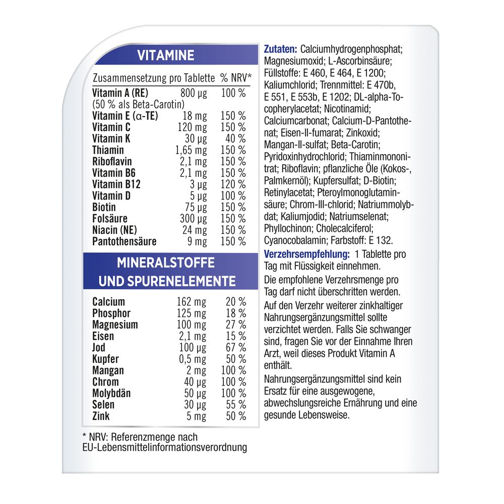Centrum® Generation 50+ , Nahrungsergänzungsmittel