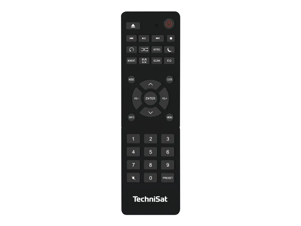 TechniSat DigitRadio 370 CD BT - Audiosystem - 2 x 5 Watt - sort