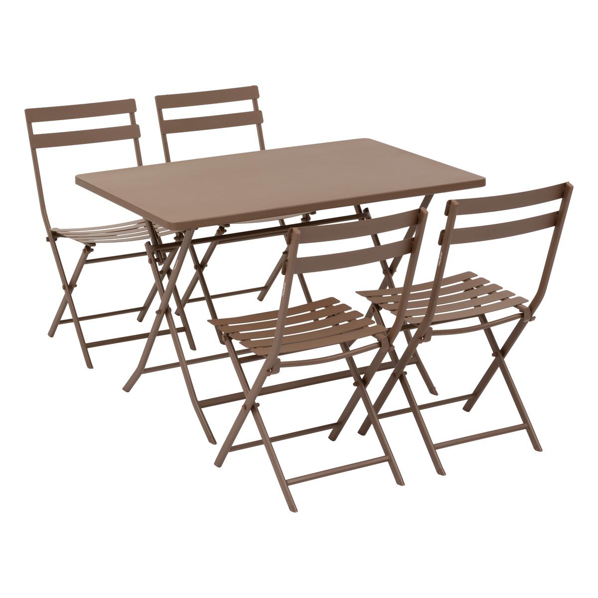 TABLE GREENSBORO RECTANGLE BRONZE 4 PLACES