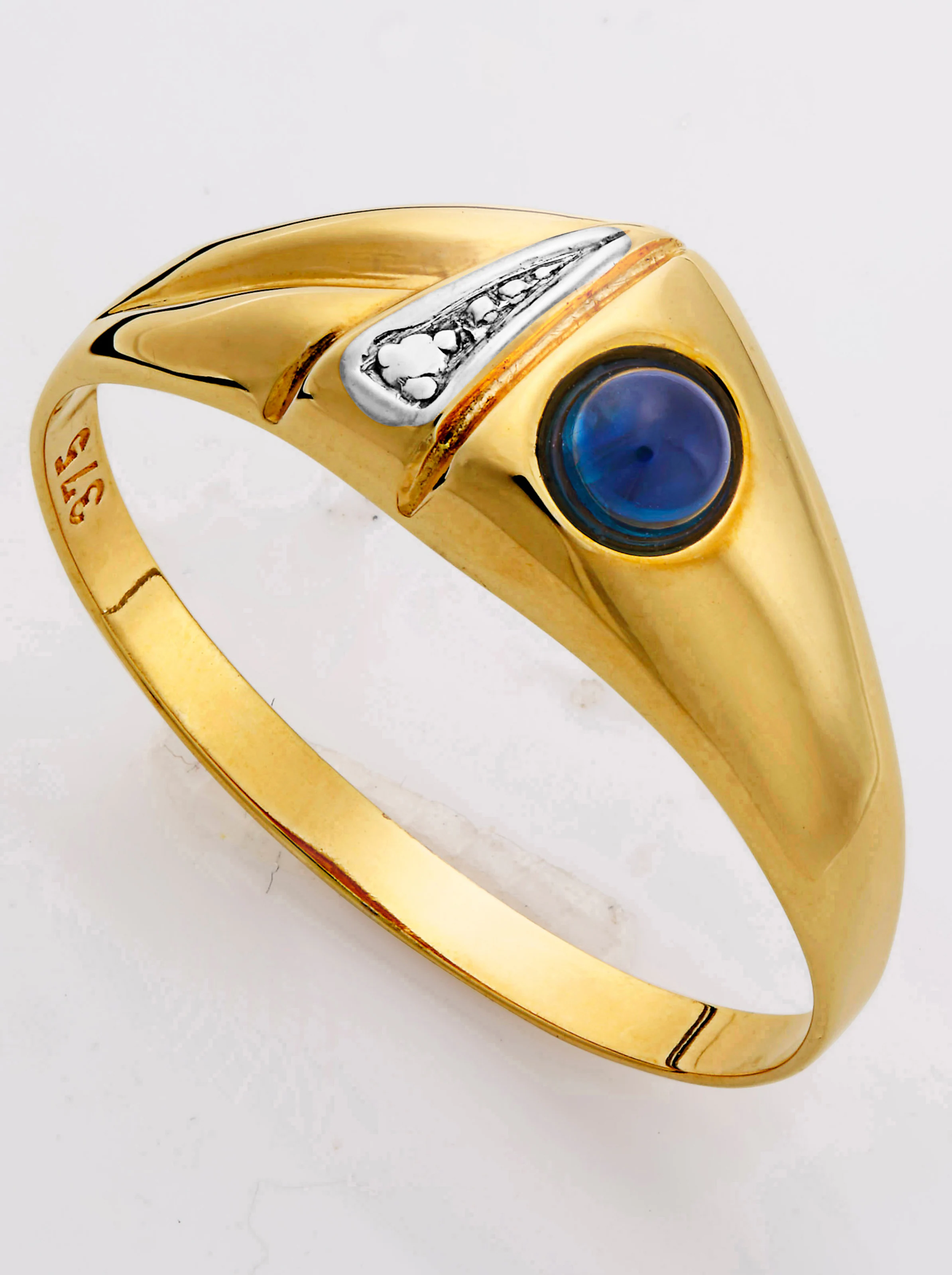 Ring in blau