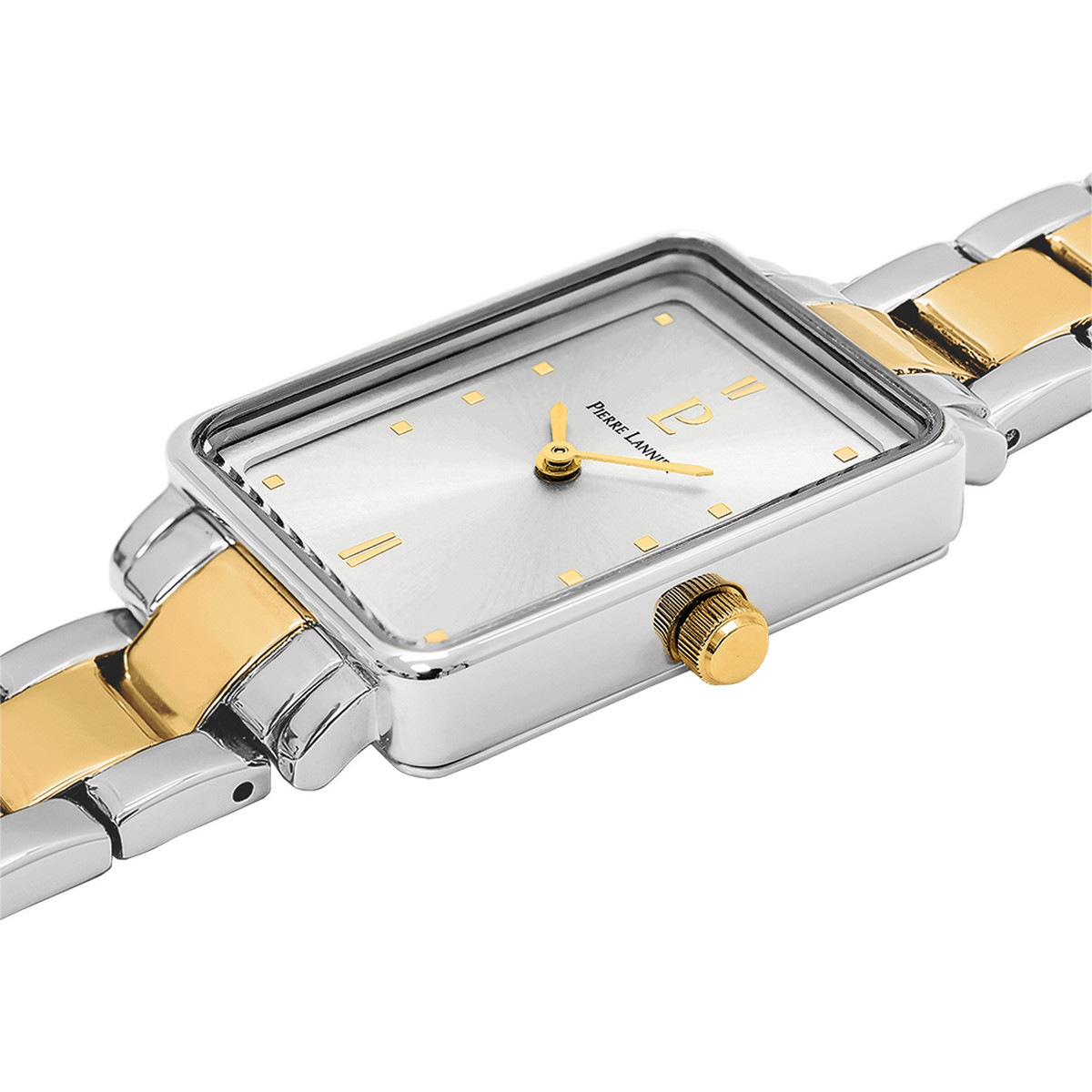 Montre PIERRE LANNIER ariane femme bracelet acier bicolore