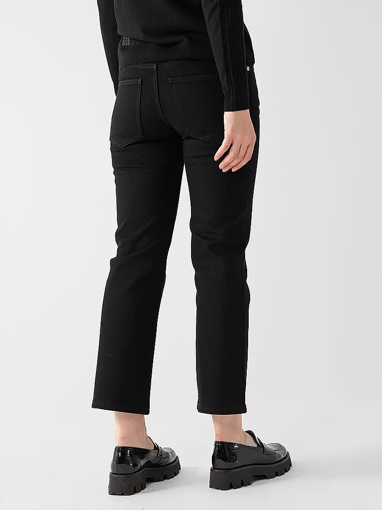 TORY BURCH Jeans Flared Fit 7/8 schwarz