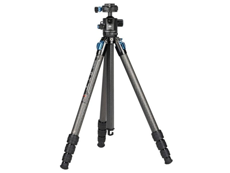 Sirui Stativ ST-124 Superb Travel mit ST-10X Kugelkopf Leichtes und kompaktes Dreibeinstativ mit Profi-Kugelkopf