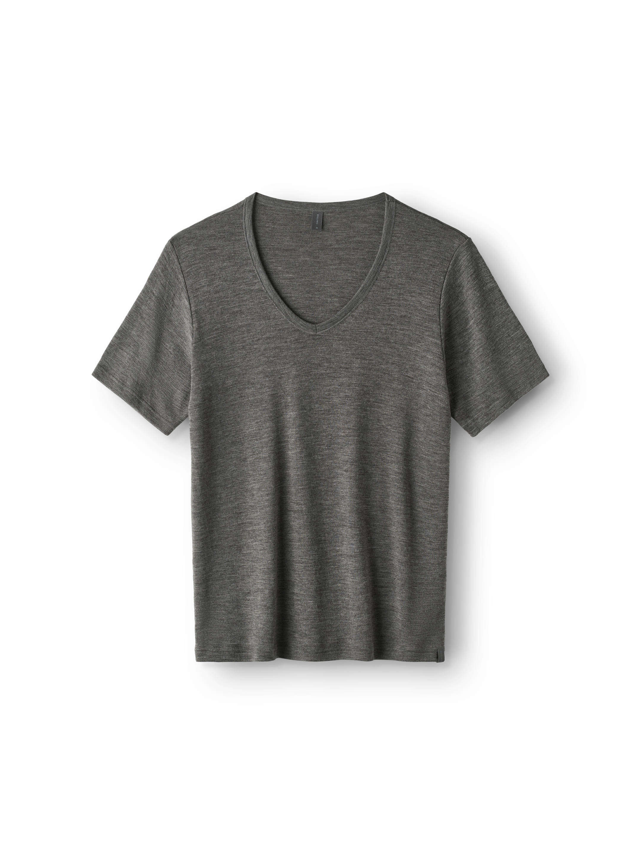 T-shirt met v-hals van merinwol voor dames