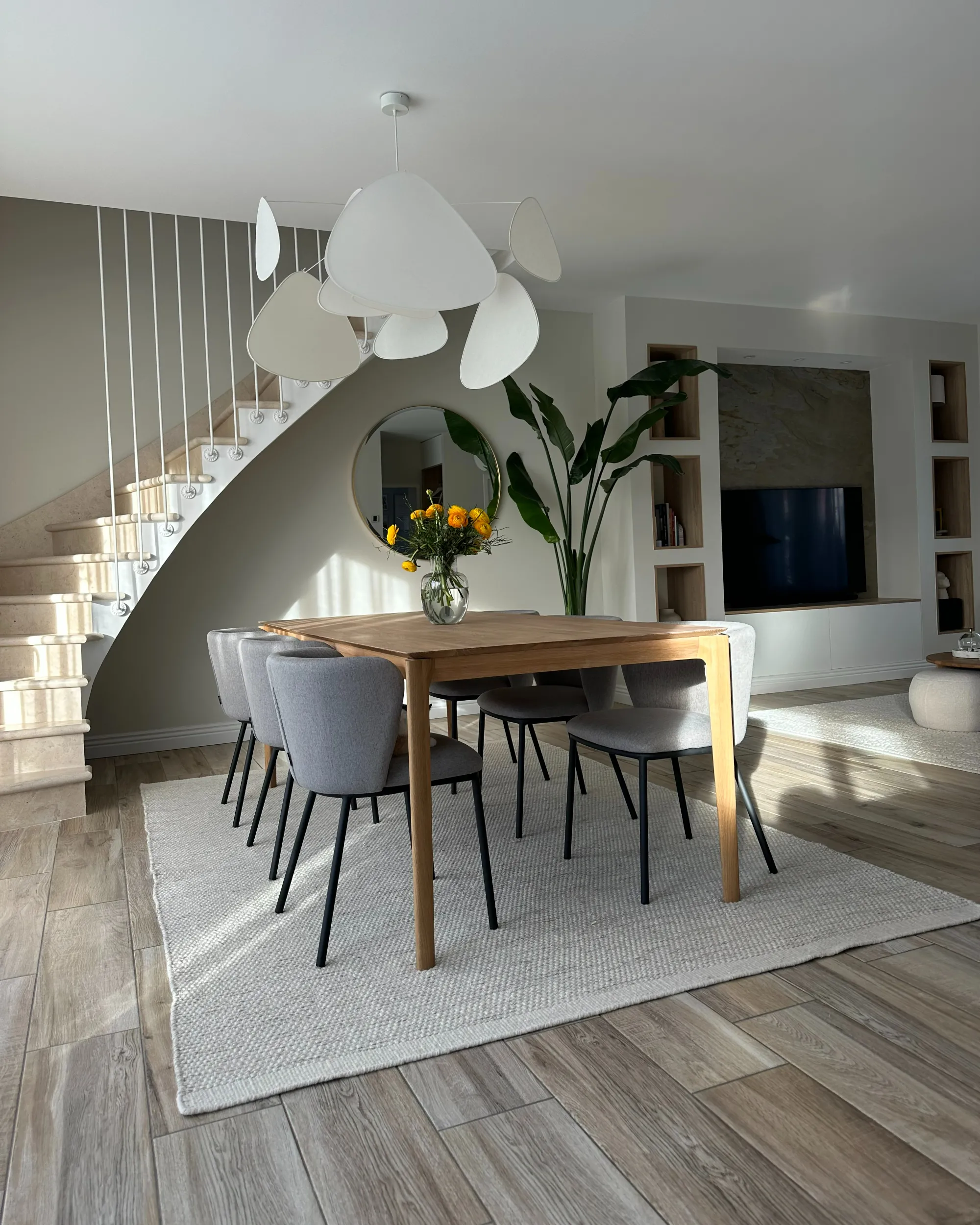 Set van 2 eetkamerstoelen MINA Grijs