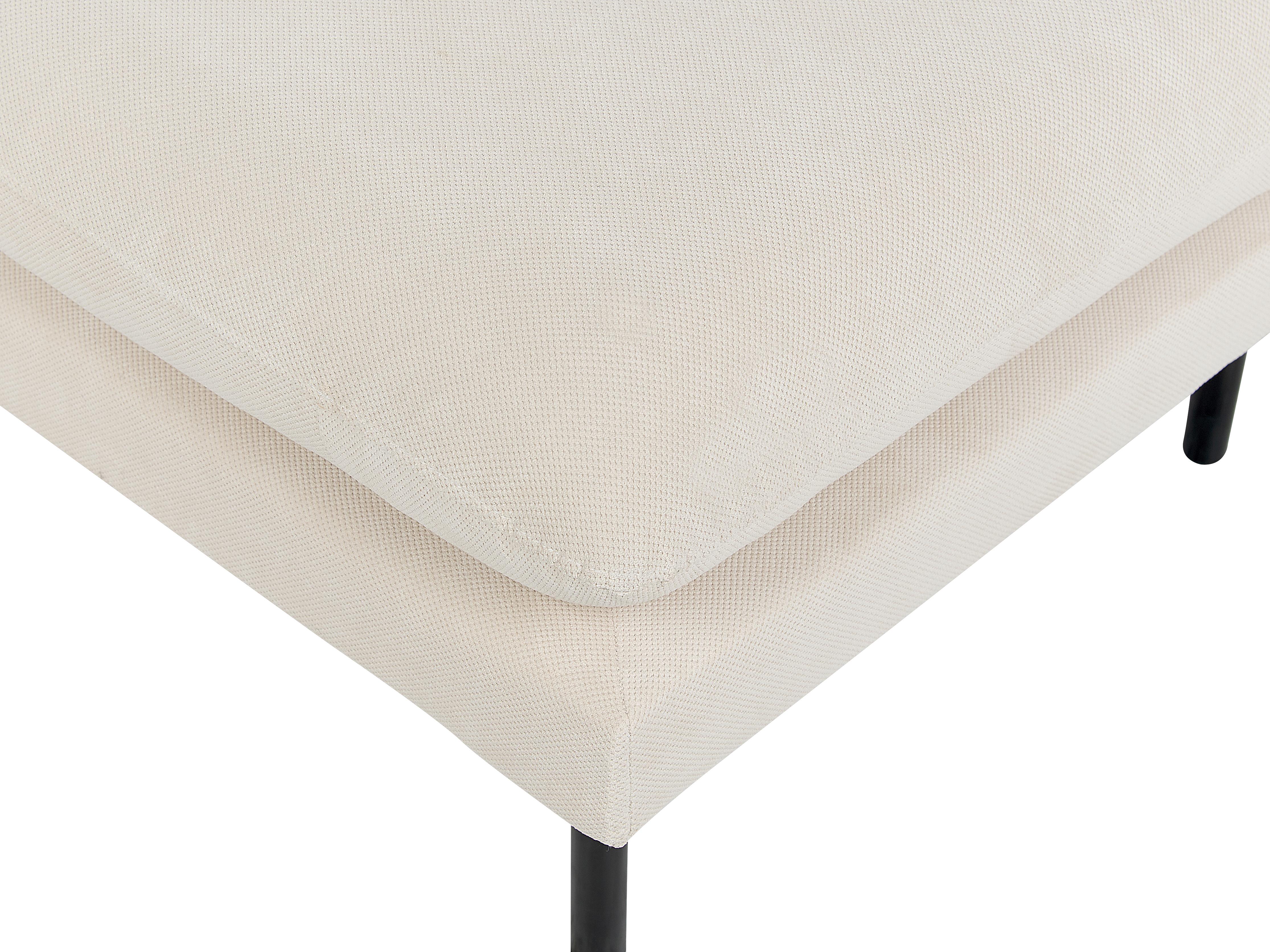Ottomaan VINTERBRO Stof Lichtbeige
