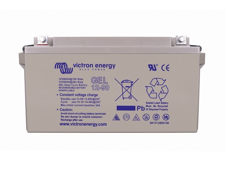 Victron Batterie Gel Deep Cycle 12 V / 90 Ah Gel-Batterie mit langer Lebensdauer