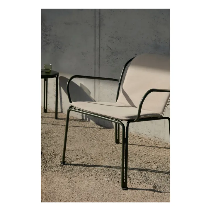 & Tradition Chaise lounge avec accoudoirs Thorvald SC101, Space Copenhagen | Vert foncé