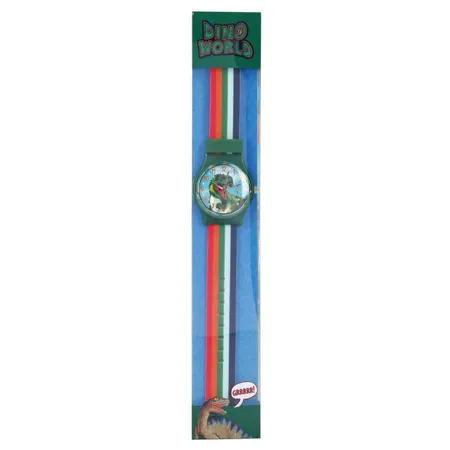 Depesche Dino World Silikon-Armbanduhr, sortiert