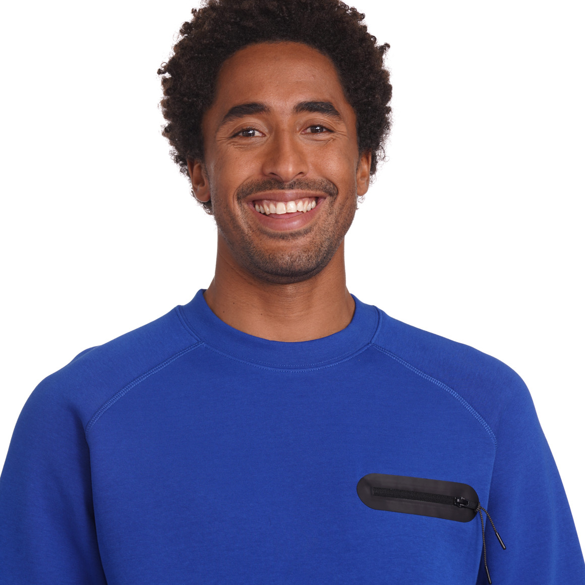 VanVaan Herren Sweatshirt mit Zippertasche blau