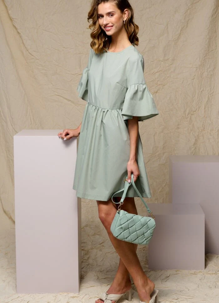 Noella Adaleide Dress 1147 green pastel