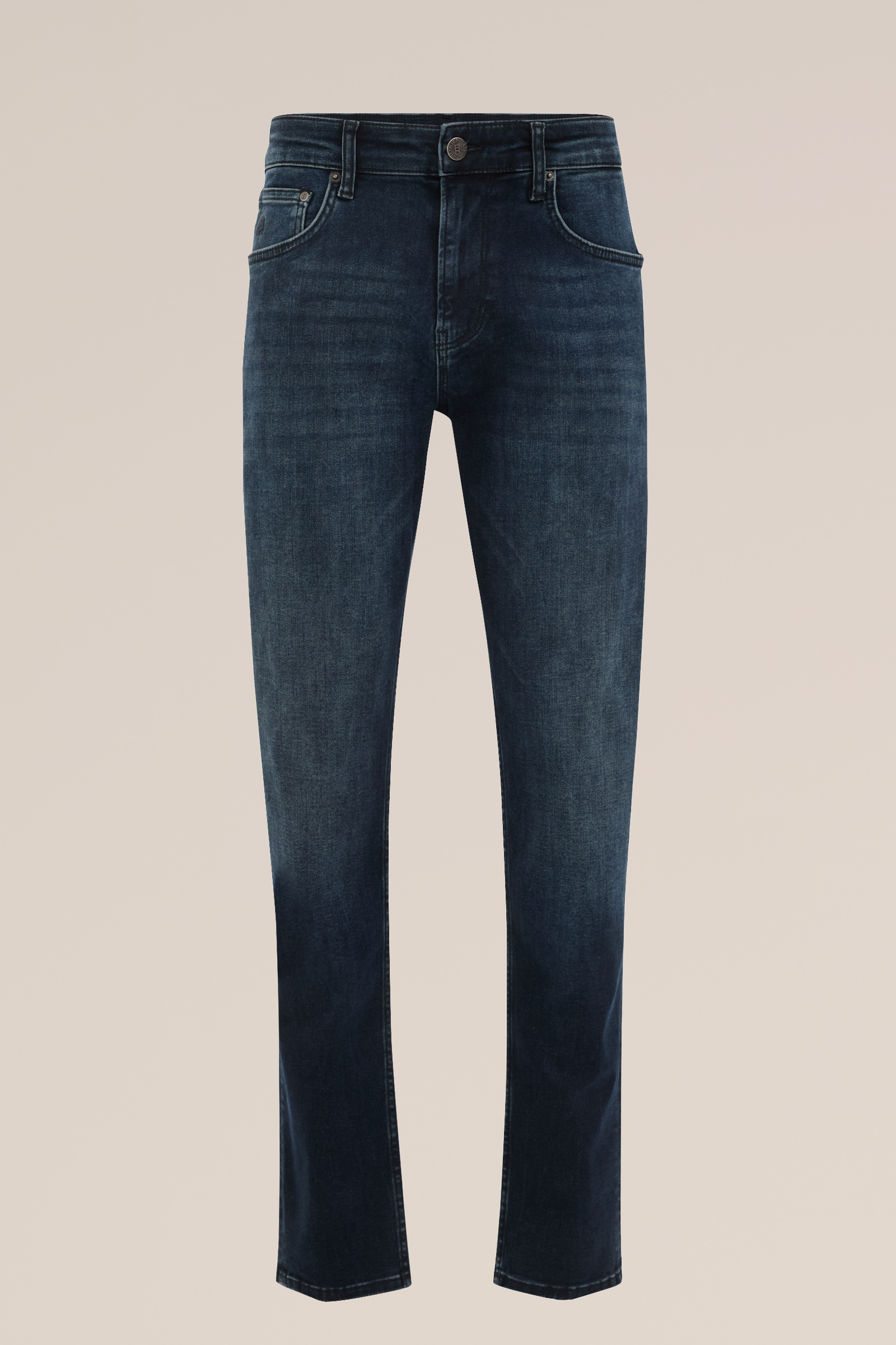 slim fit jeans van jog denim Blue Ridge Donkerblauw