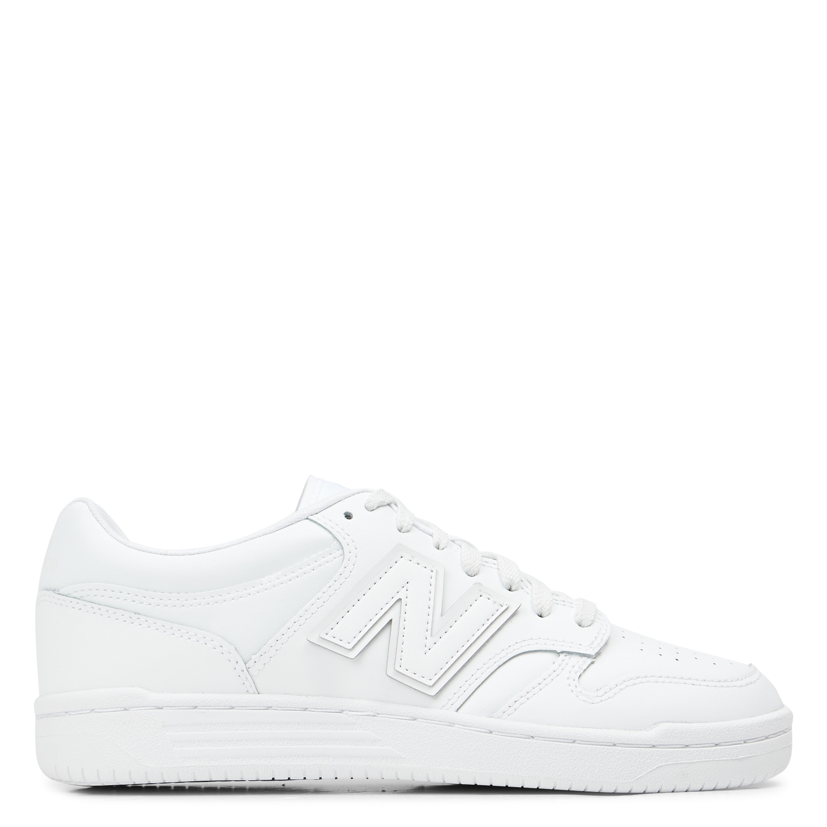480 - Baskets basses en cuir | Blanc