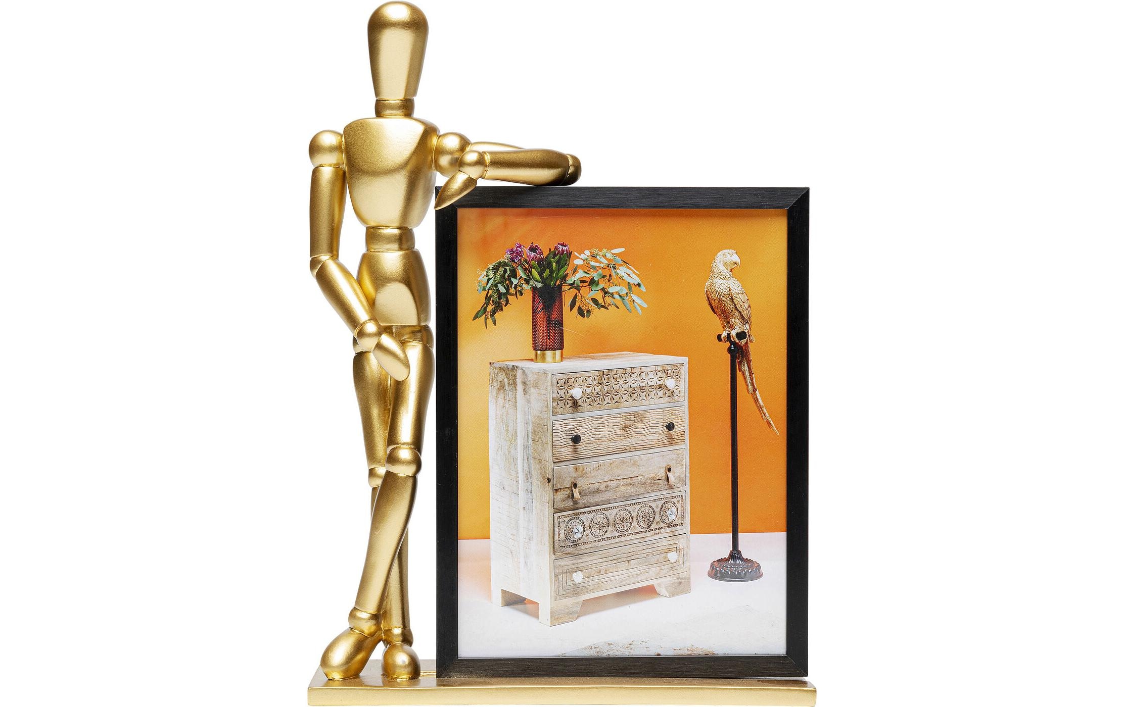 Kare Design Bilderrahmen »Proudly Gold/Schwarz, 16 x 21 cm«