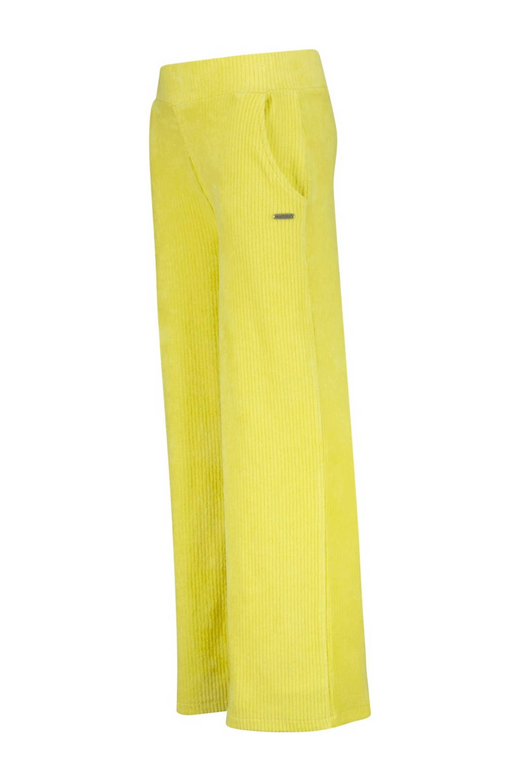 Raizzed wide leg broek Cara felgeel