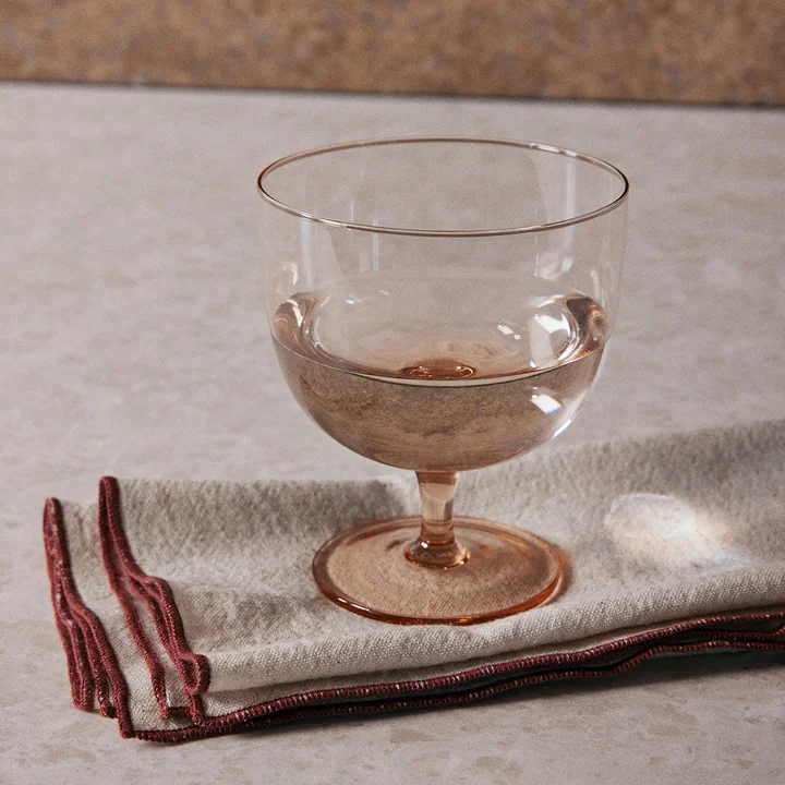 Ferm Living - Host Wasserglas, moosgrün (2er-Set)