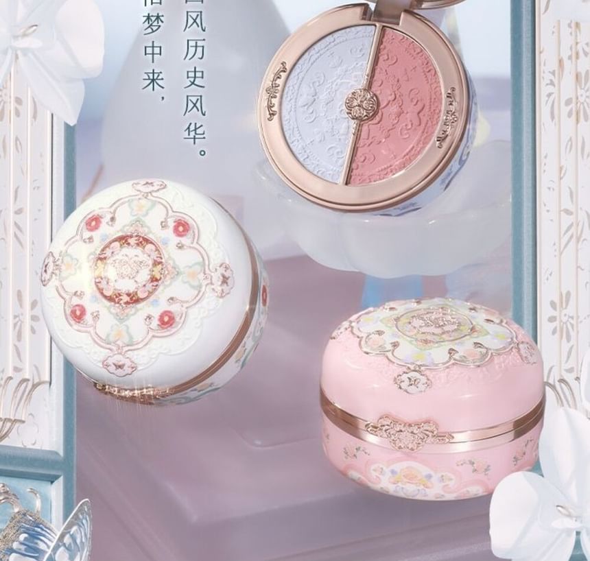 Flower Knows - Butterfly Cloud Collar Highlighting & Blush Duo Poeder - 05