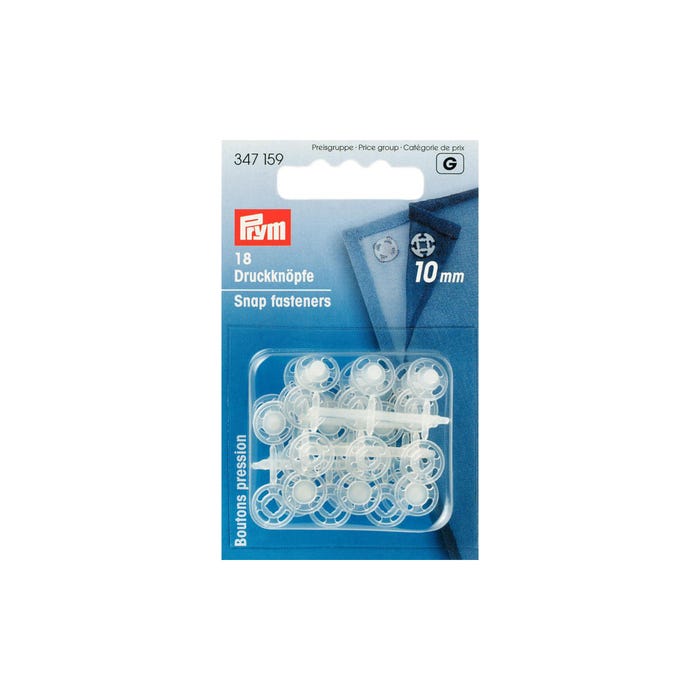 Prym-18 aannaaidrukknopen kunststof 10 mm