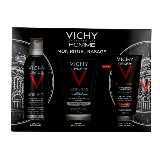 Vichy Homme Coffret kit de rasage - Idée cadeau