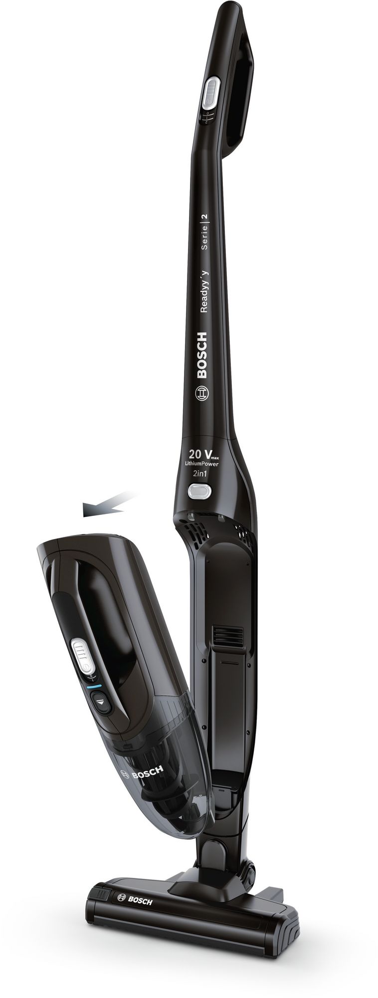 Aspirador de pó sem fio Série 2 Readyy'y 20Vmax Preto BBHF220