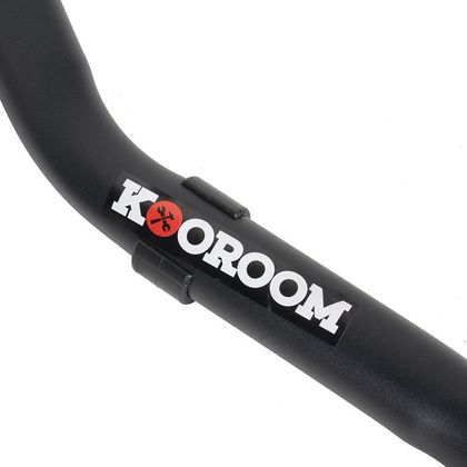 Béquille KOOROOM Arrière Noir mat avec support en V Universel - Noir