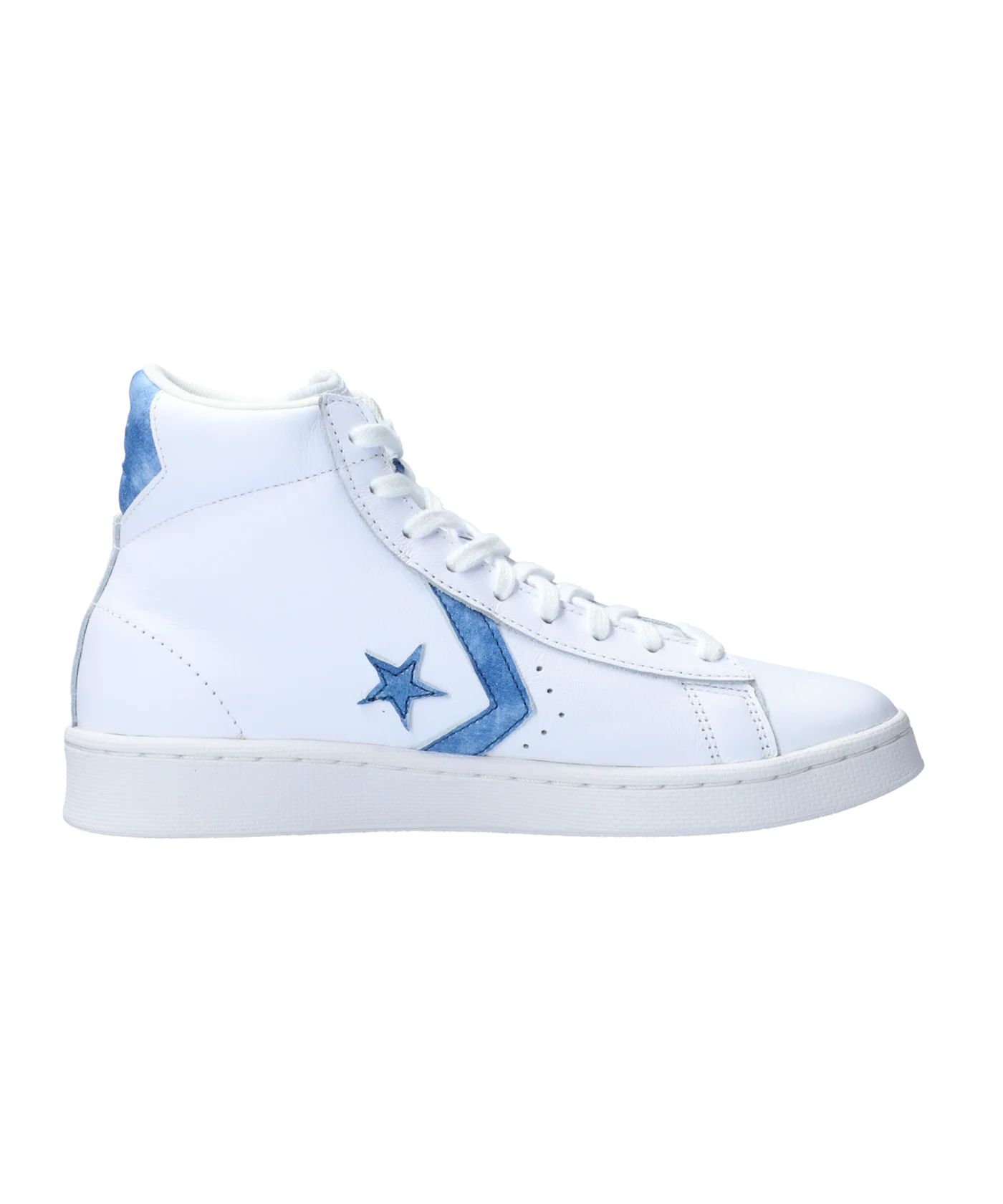 Converse Pro Leather HI Weiss Blau F189