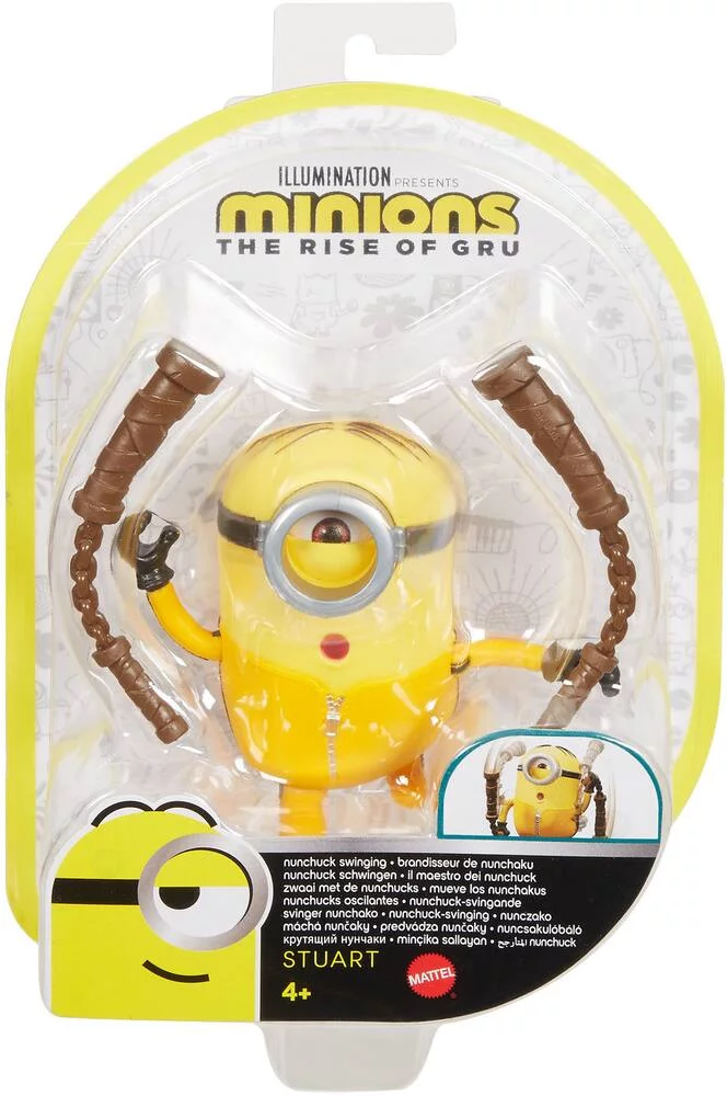 FIGURINE ACTION 11 CM STUART ET NUNCHAKU - MINIONS