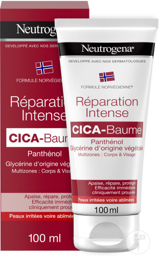 Neutrogena Formule Norvégienne Cica-Baume Réparation Intense Peaux Irritées Voire Abîmées 100ml