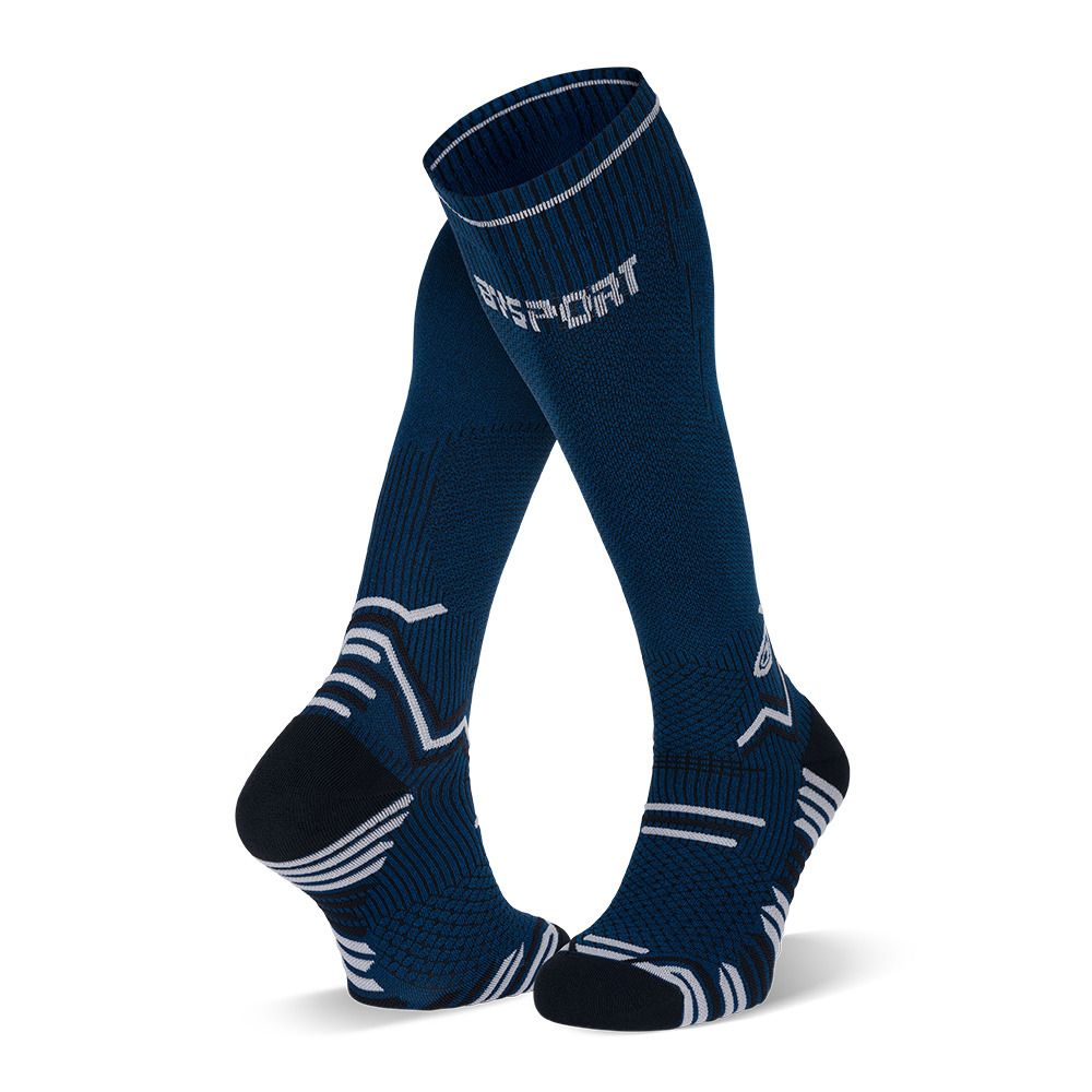BV Sport TRAIL COMPRESSION - Chaussettes bleu/noir