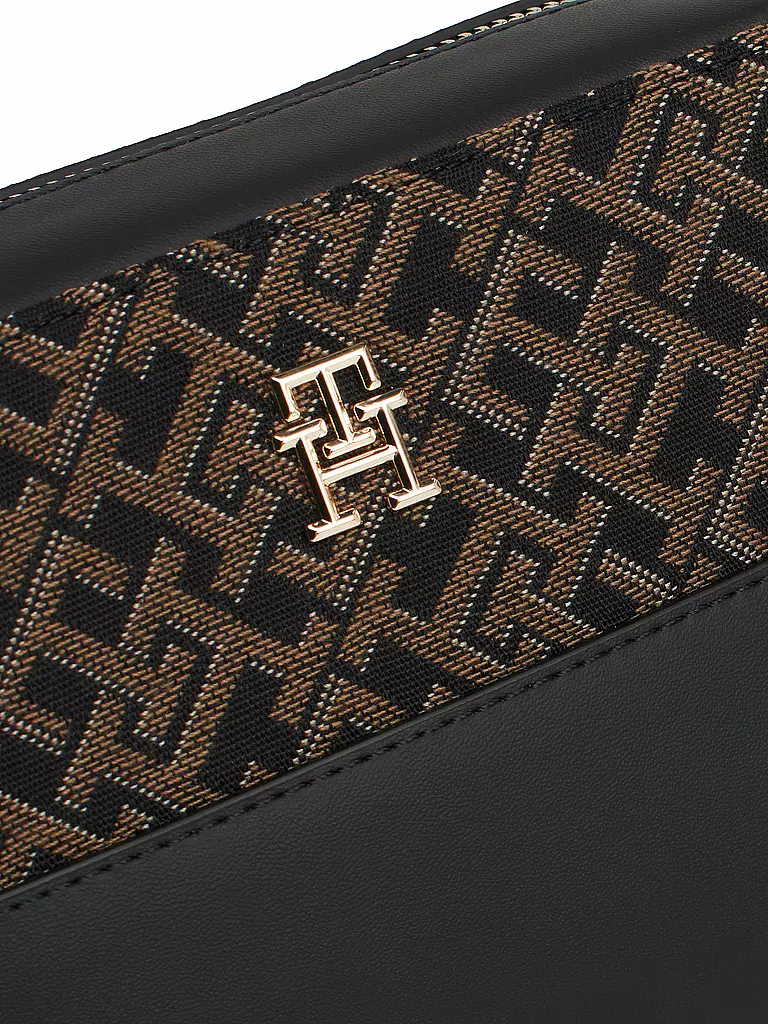 TOMMY HILFIGER Tasche - Mini Bag TH JACQUARD CAMERA BAG schwarz