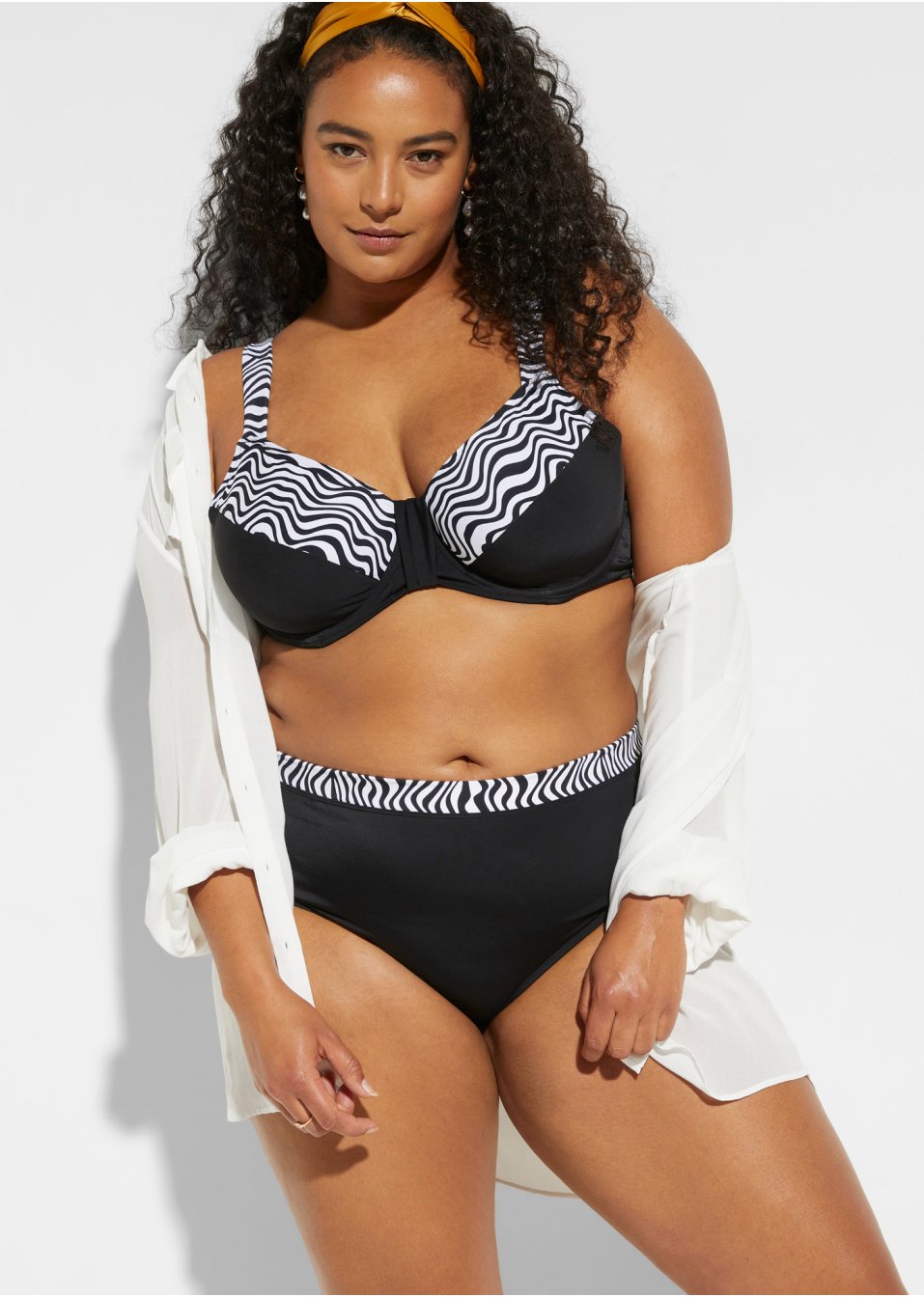 Minimizer bikini met gerecycled polyamide (2-dlg. set)