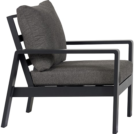 Palamos loungestol - Aluminium/Polyester - Grå