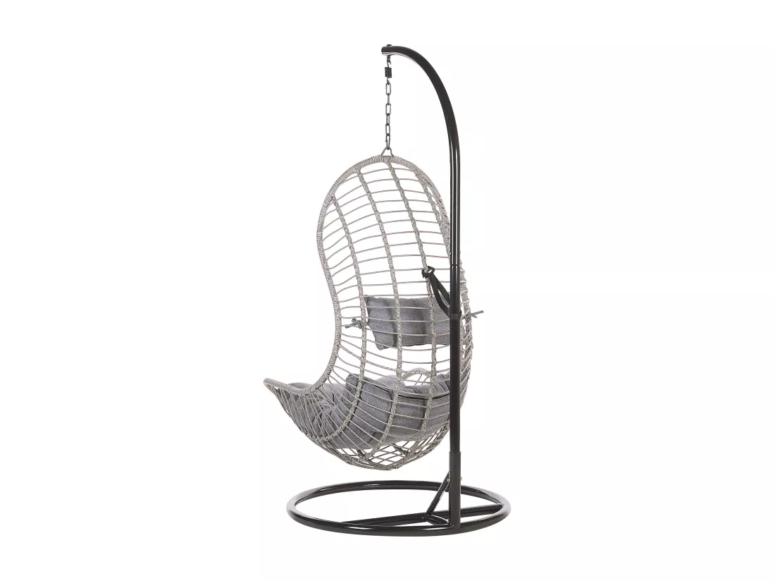 Fauteuil suspendu avec support PINETO Gris