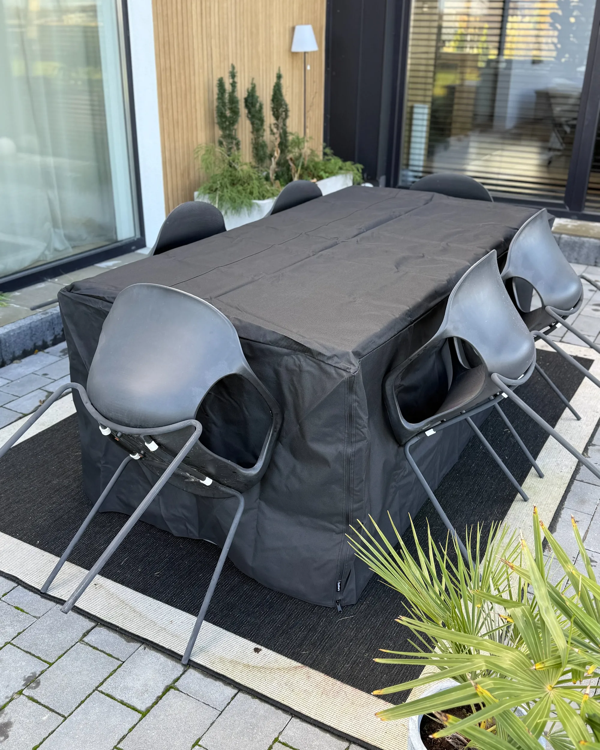 Regenhoes CHUVA 185 cm 105 cm 75 cm Zwart