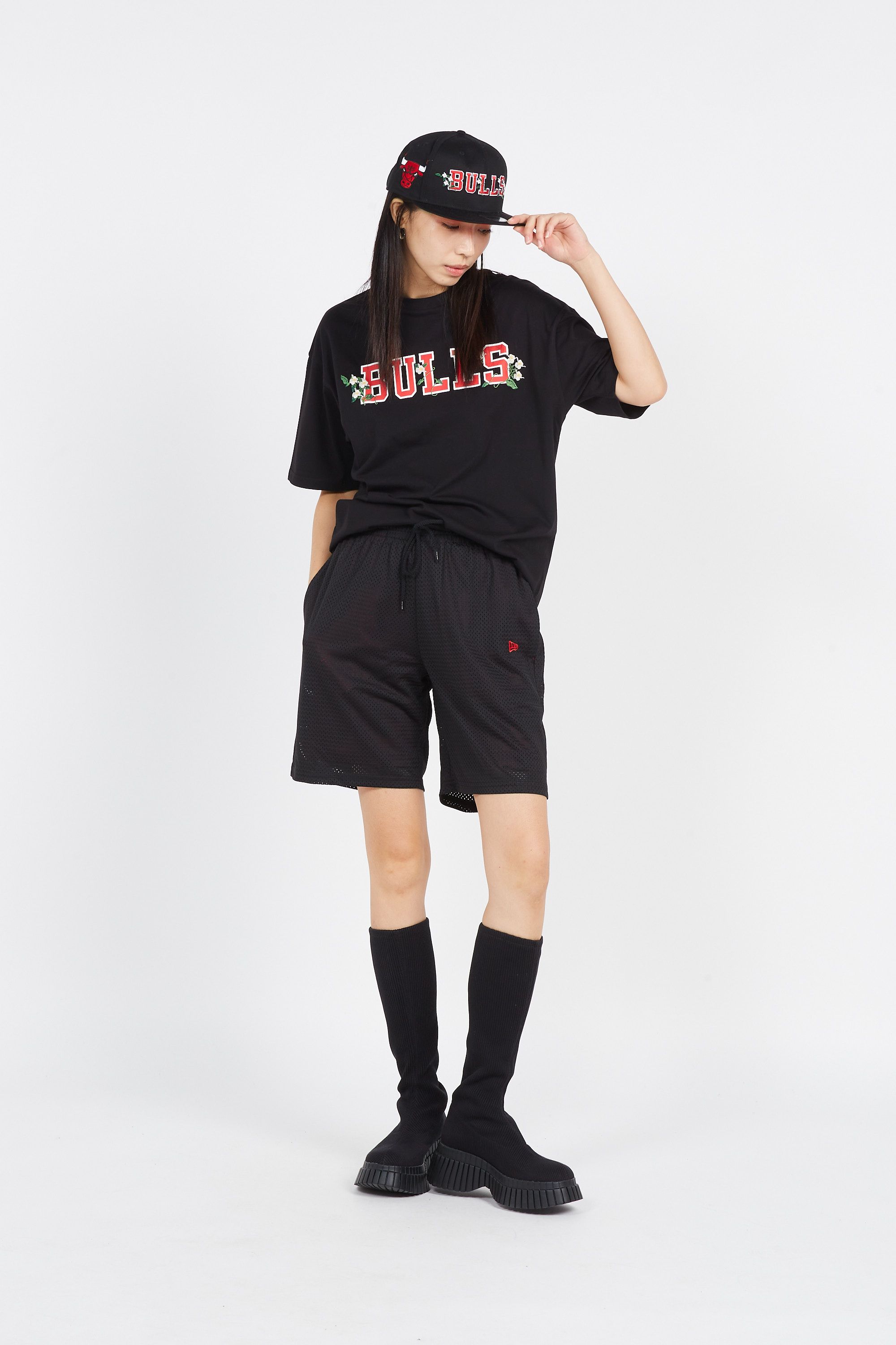 NEW ERA casquette FLOWER WORDMARK Noir