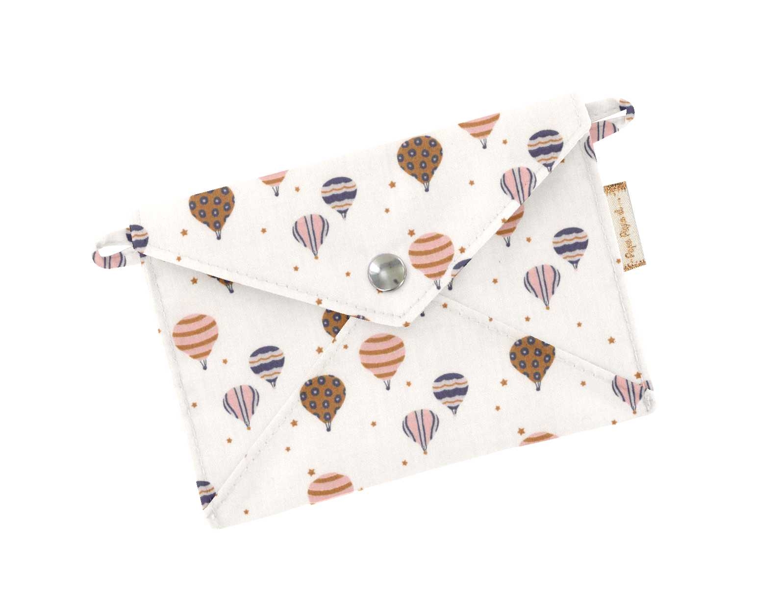Petite Pochette Enveloppe Montgolfiere