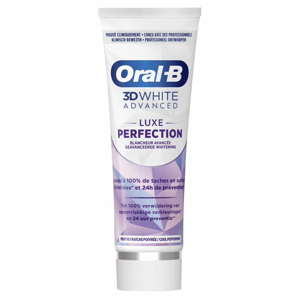 12x Oral-B Tandpasta 3DWhite Advanced Luxe Perfection75 ml