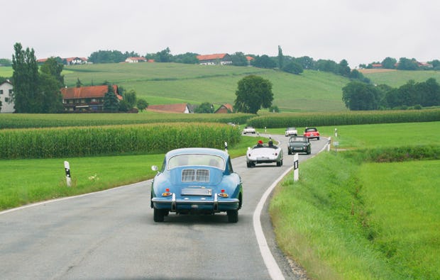 Oldtimer Tagesrallye für Zwei in München als Geschenkidee