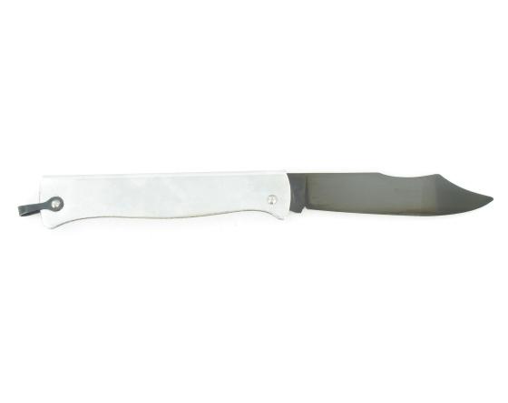 Tiki 200 Carbone Noir - Manche Acier Chromé Couteau de poche Le Thiers par Cognet Douk Douk