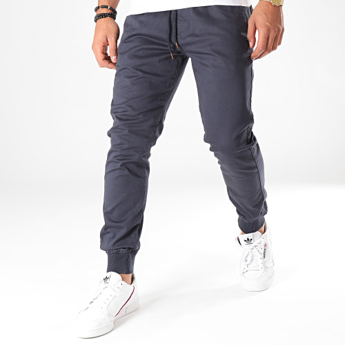 Jogger Pant Reflex Rib Bleu Marine