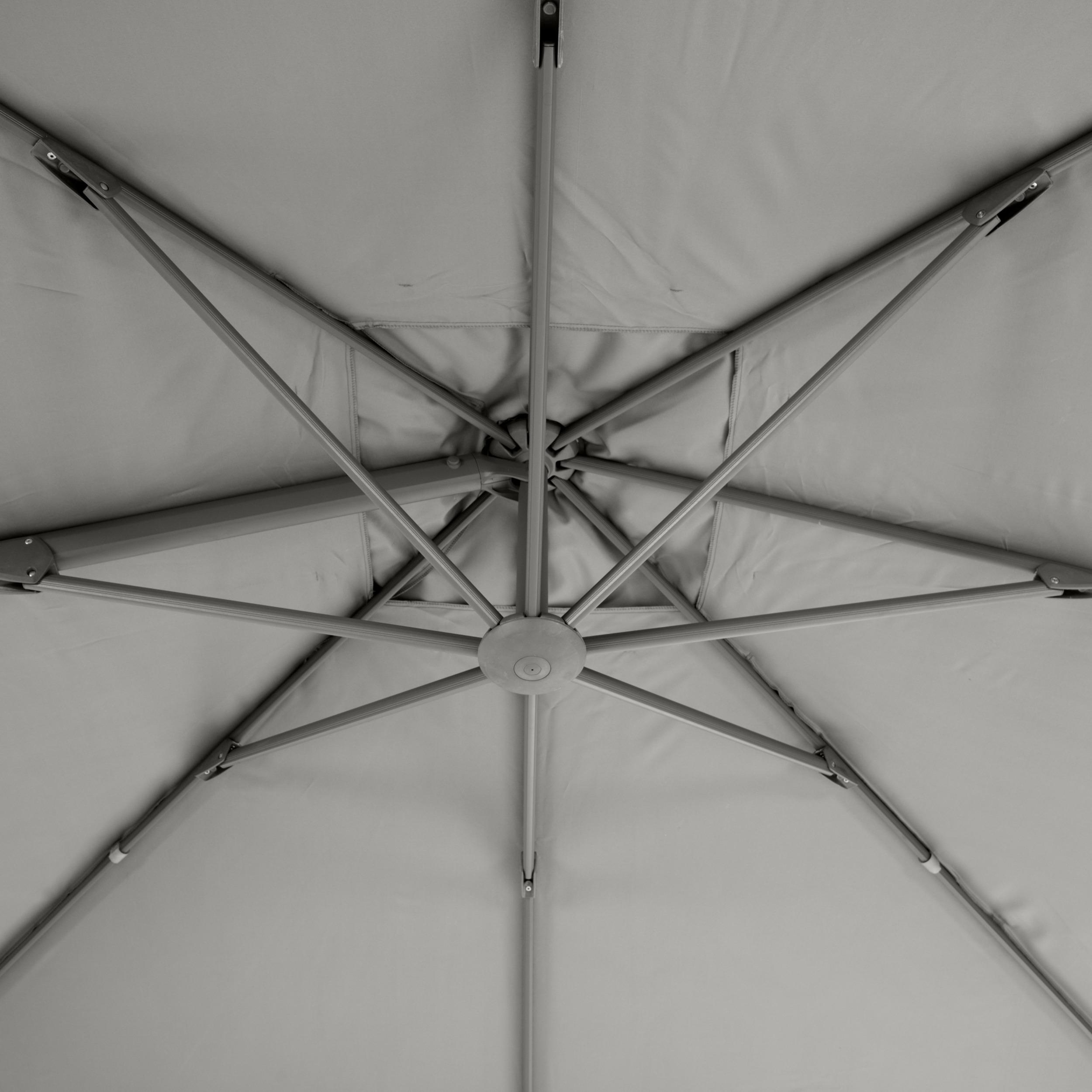 PARASOL DECENTRE ELEA 3X4M INCLINABLE ARDOISE