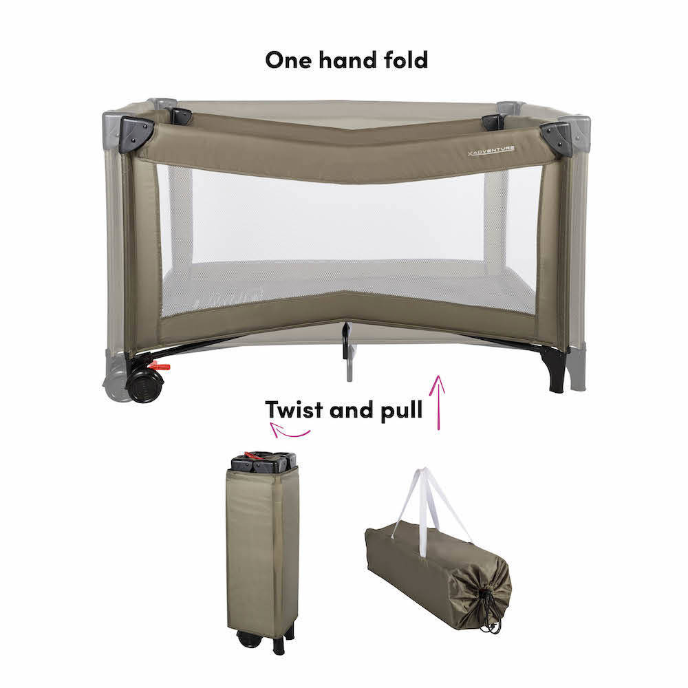 Xadventure campingbedje / reisbed Twist