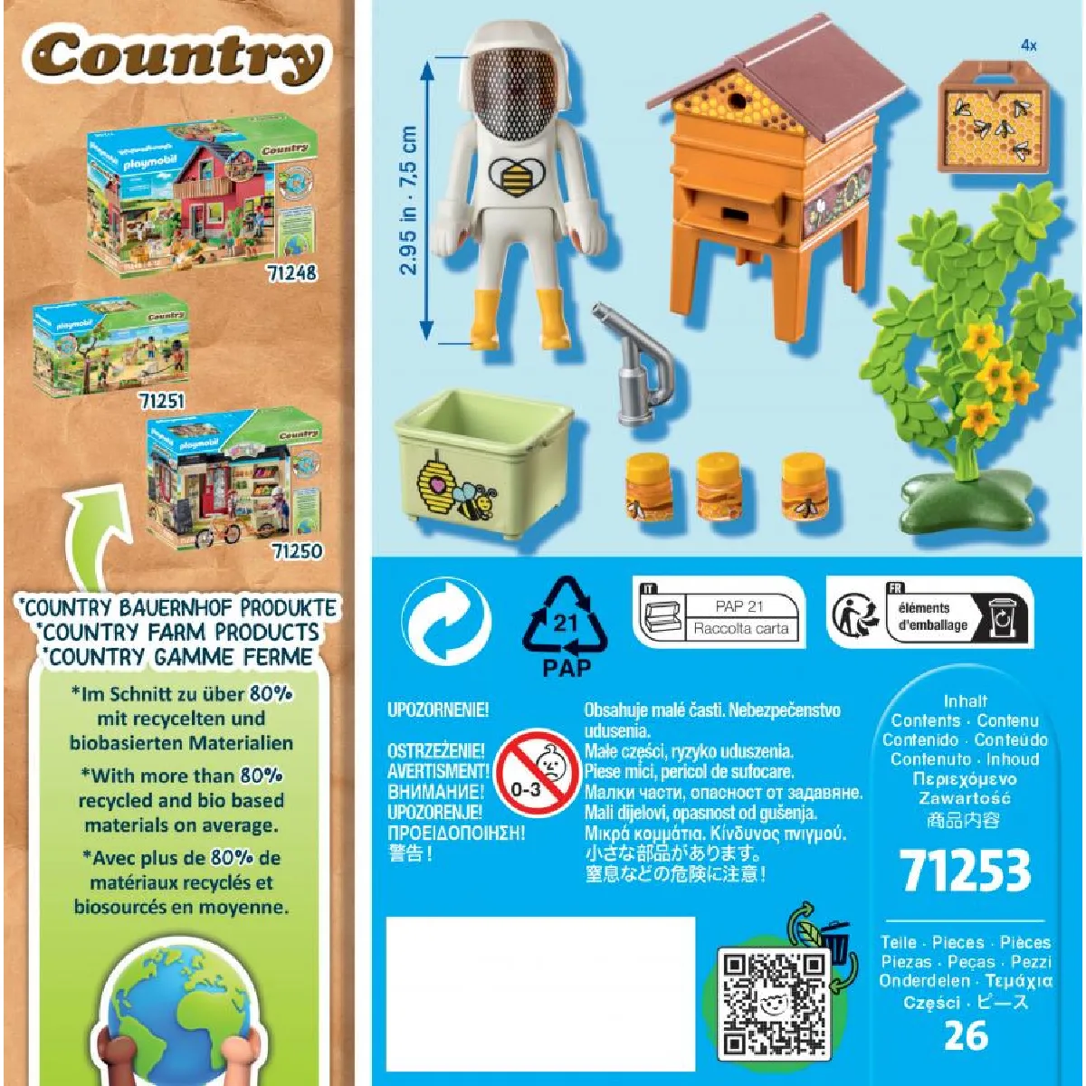 Playmobil® PLAYMOBIL 71253 Apicultrice avec ruche