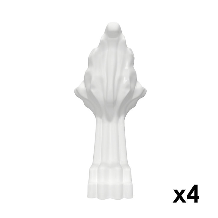 Baignoire îlot 170 x 80 cm grise + 4 pieds blancs, GoodHome Emba