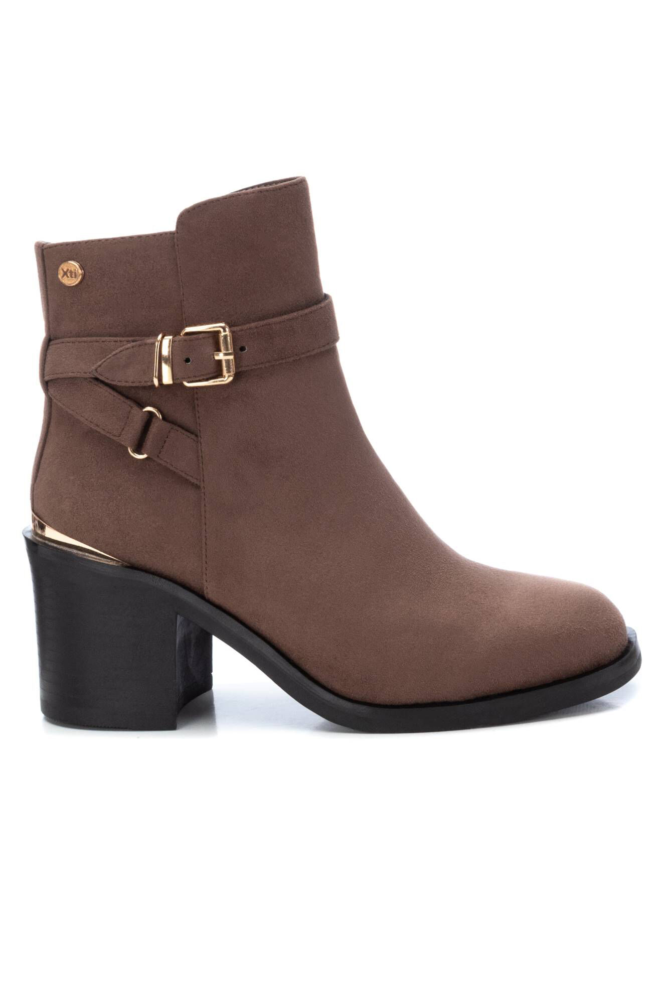 botas de camurça até o tornozelo para mulheres