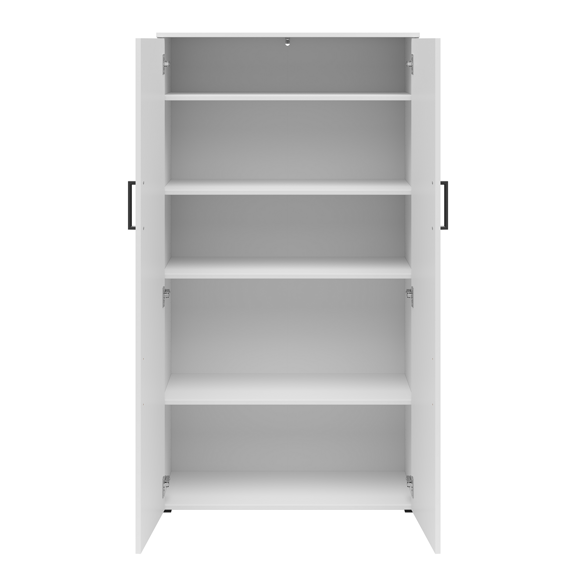 Hochkommode - weiß - 147 cm hoch