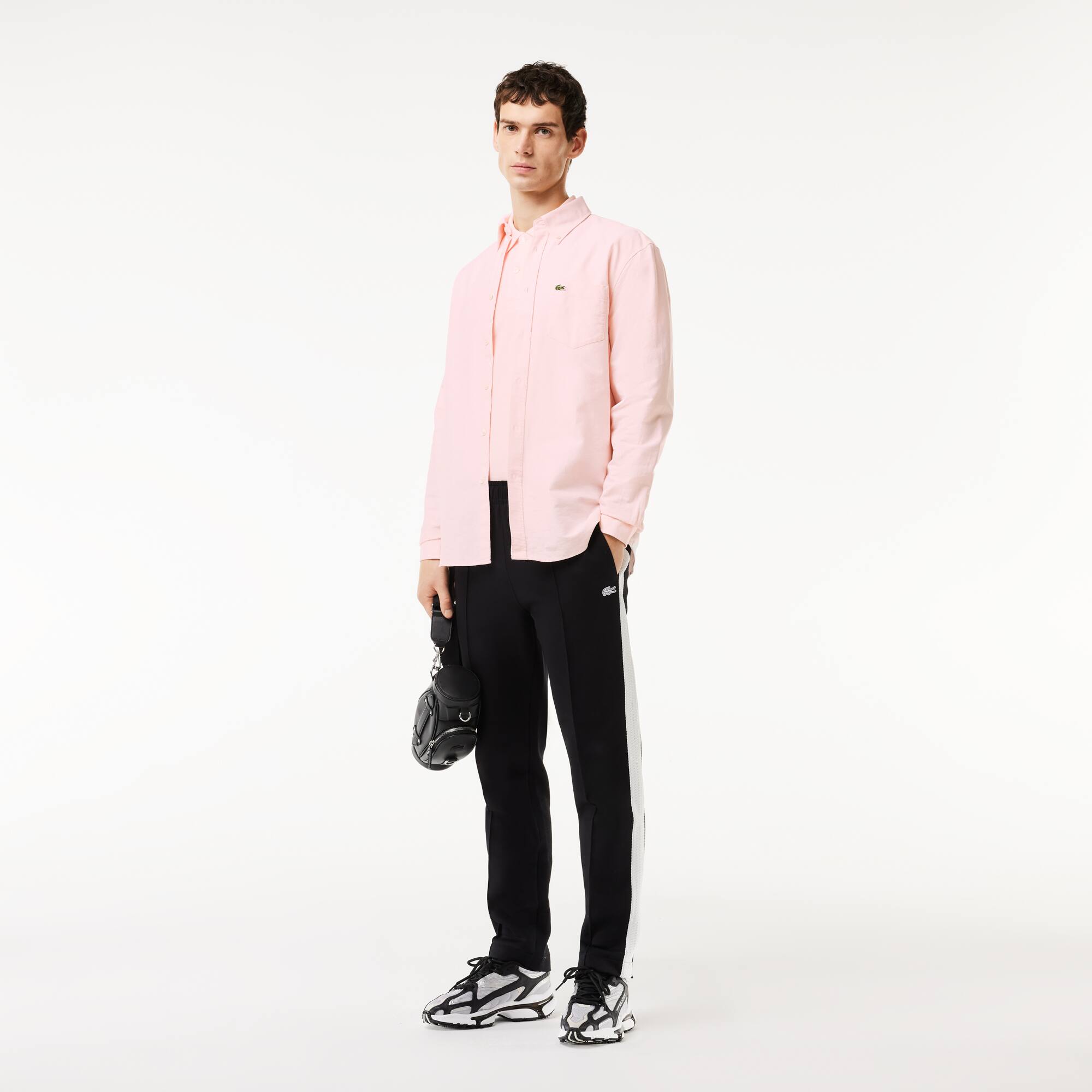 Regular Fit Hemd aus Oxford-Baumwolle Lange Armel - Rosa - Lacoste - Herren