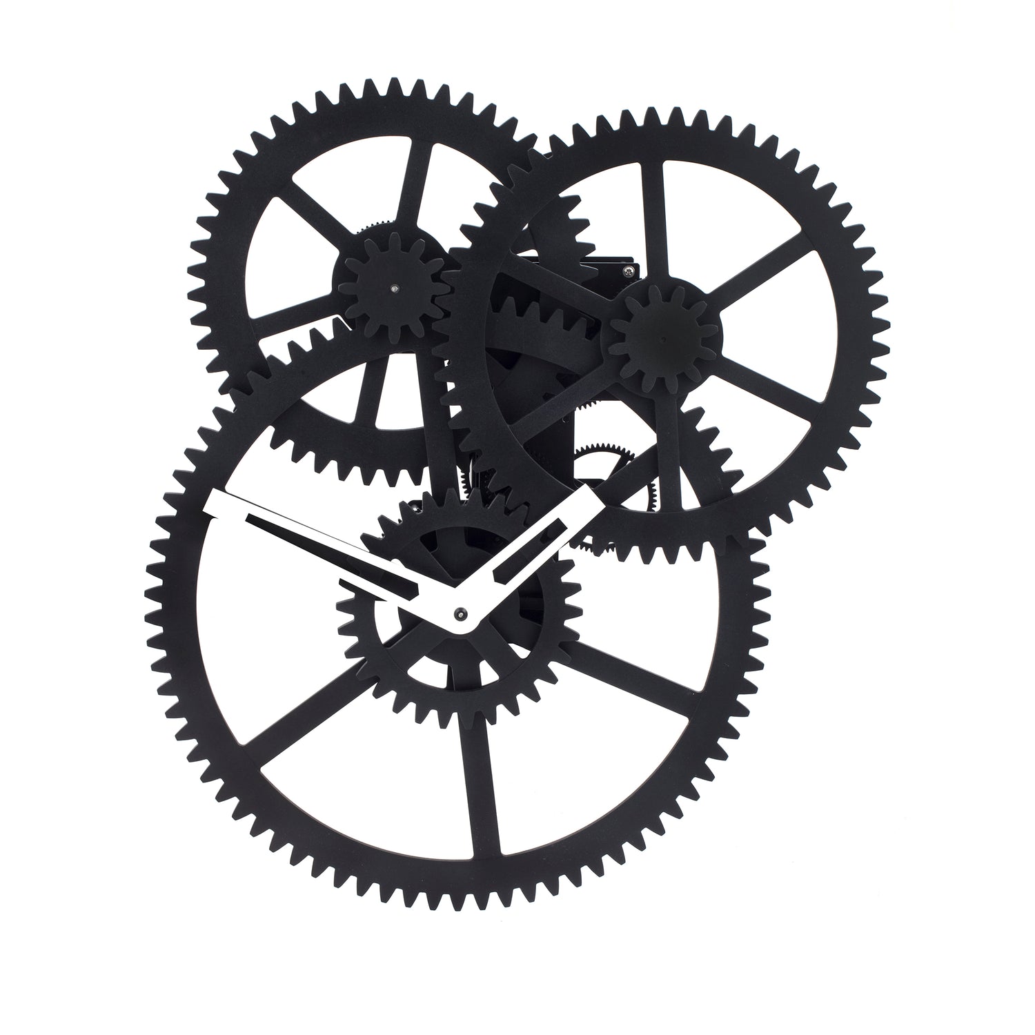 Triple Gear Wall Clock
