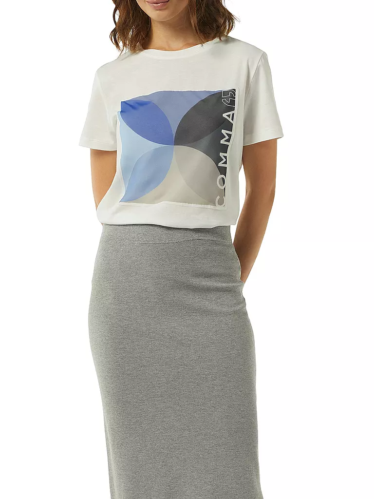 COMMA T-Shirt weiss