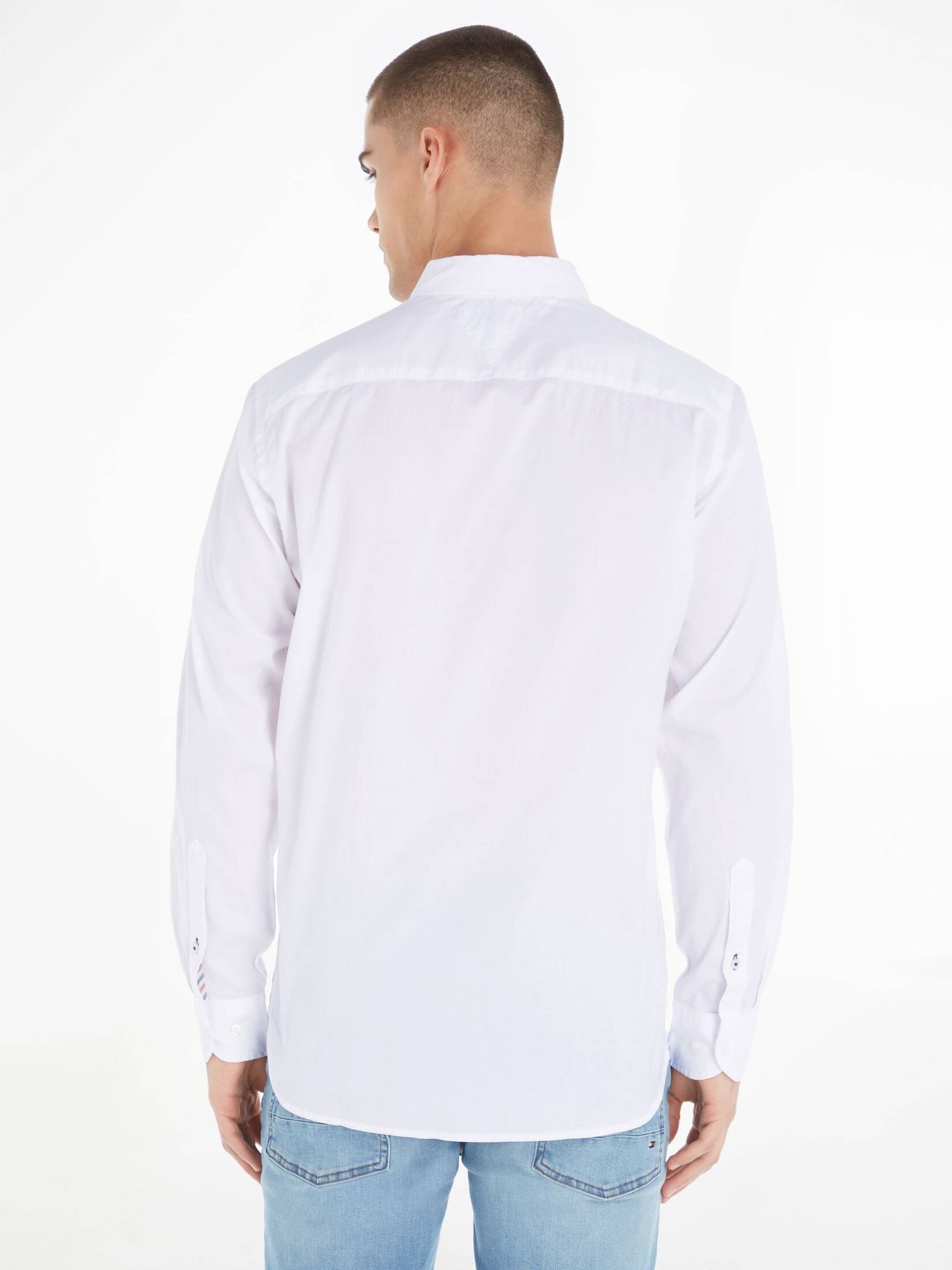 Tommy Hilfiger| Herren Hemd CORE FLEX POPLIN RF SHIRT Regular Fit Langarm